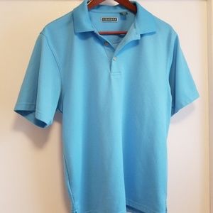 Beach, Golf Polo Shirt- Ocean Blue